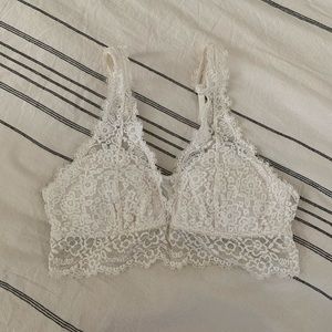 Aerie white lace bralette